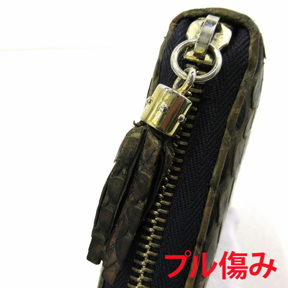 Gucci Python Soho Zip Around Long Wallet Brown - image 8